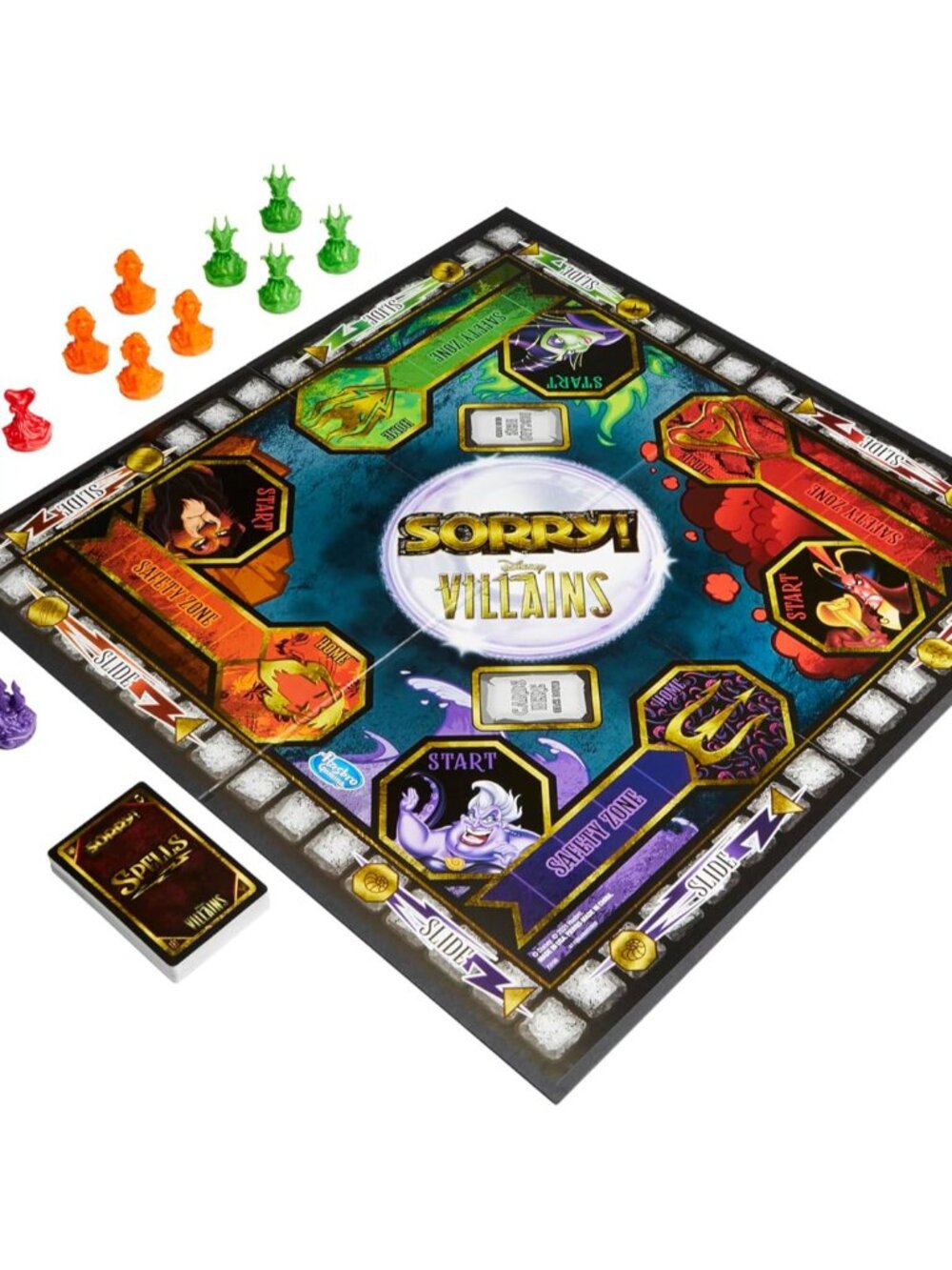 Gaming Sorry! Board Game: Disney Villains Edition Kids Game, Family Games for Ag - Picture 9 of 11